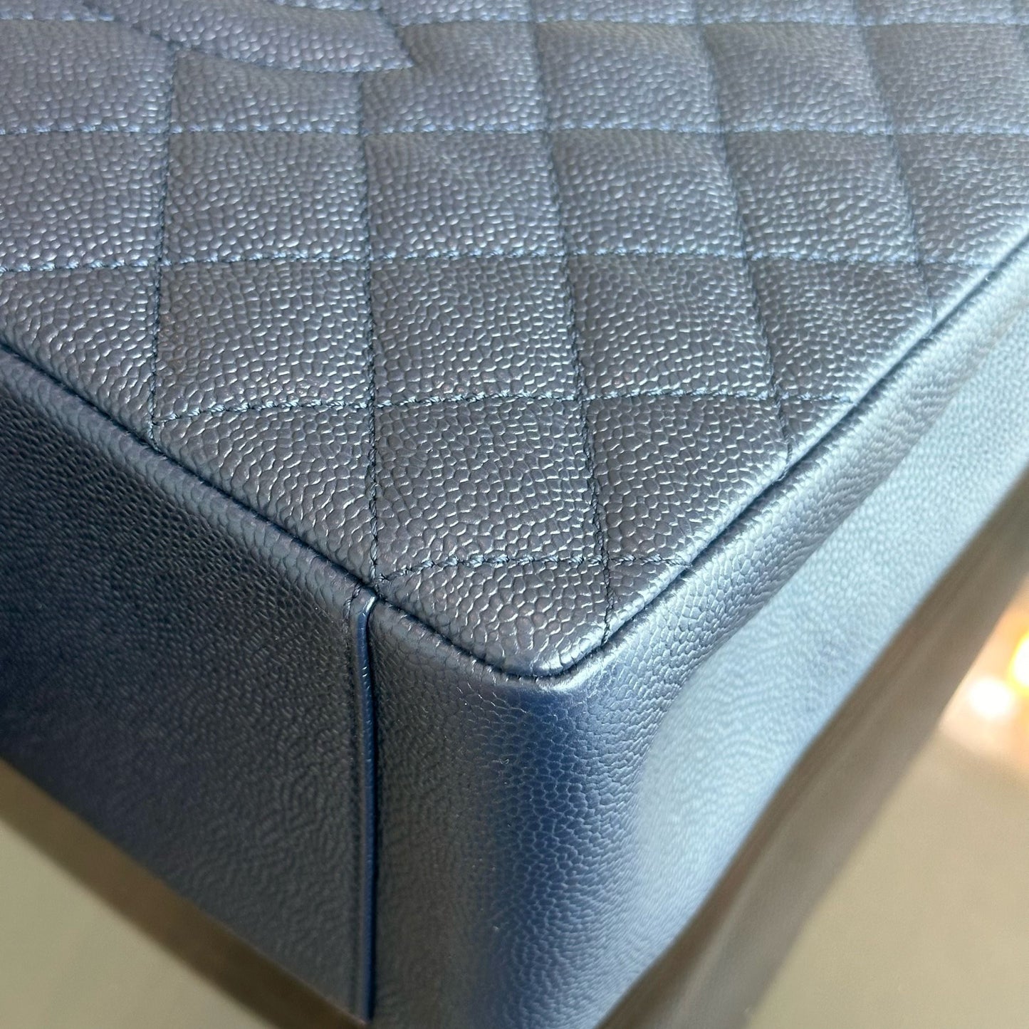 *Like New* Caviar GST Grand Shopping Tote Dark Blue No 19