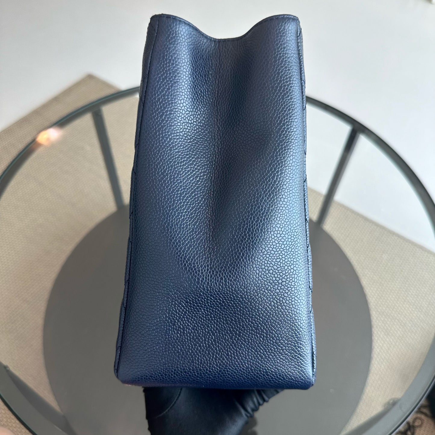 *Like New* Caviar GST Grand Shopping Tote Dark Blue No 19