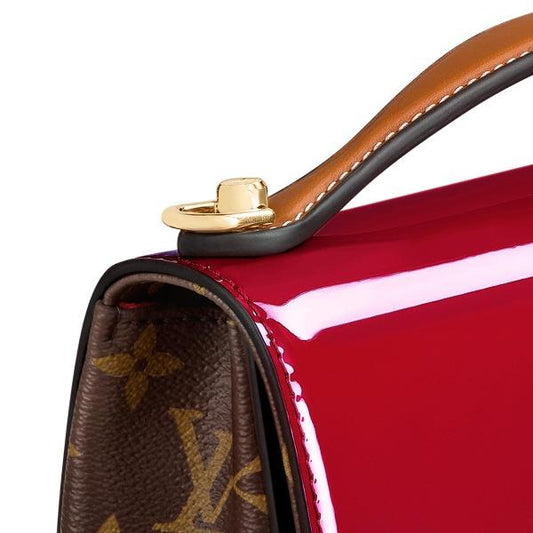 Louis Vuitton Cherrywood BB Smooth Patent Monogram Griotte