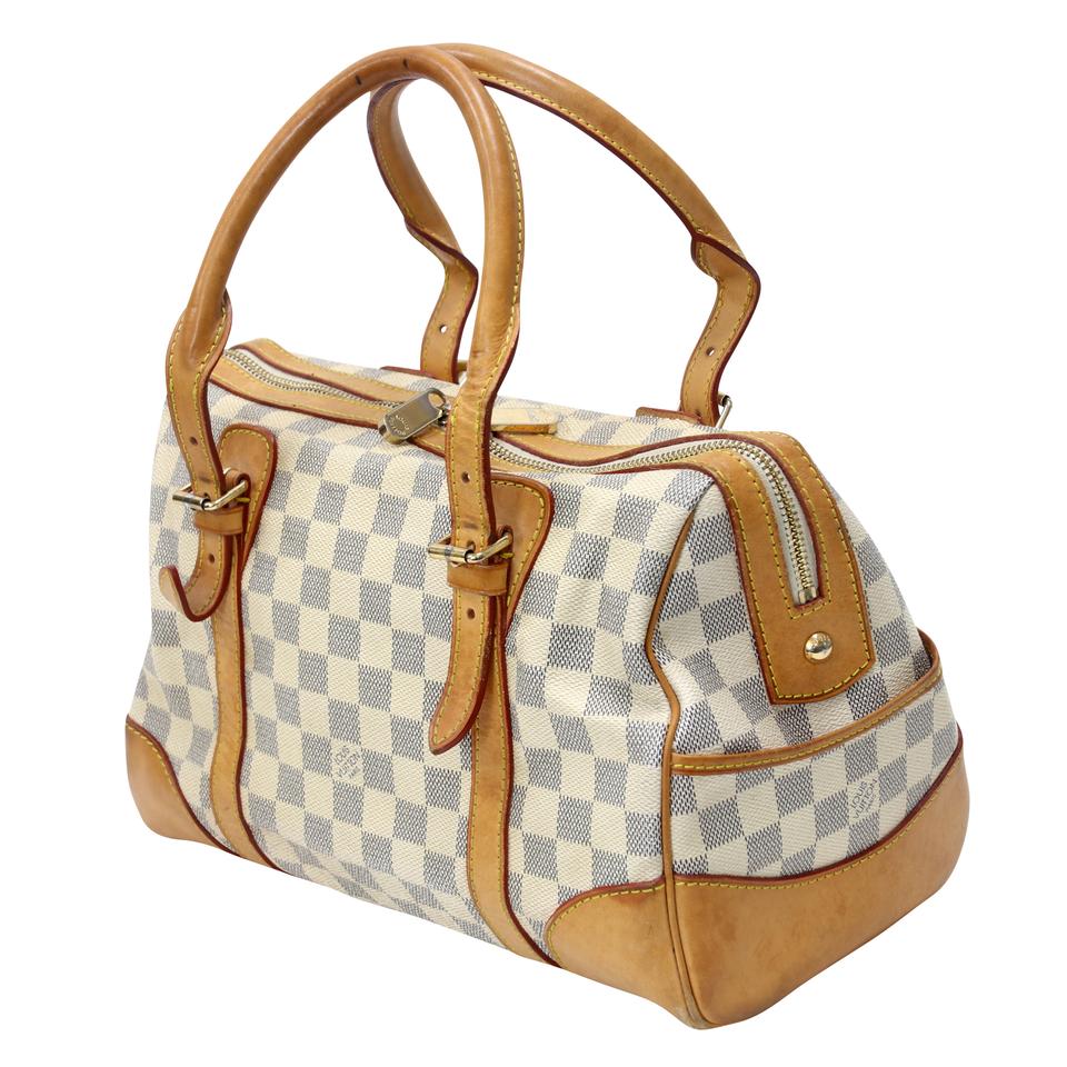 Louis Vuitton Berkeley MM Azur Damier Boston Shoulder Bag LV-0918N-0003