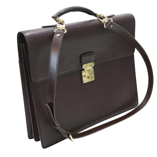 Louis Vuitton Briefcase EPI Laguito Ambassador Serviette Leather Travel Bag LV-S0304P-0014