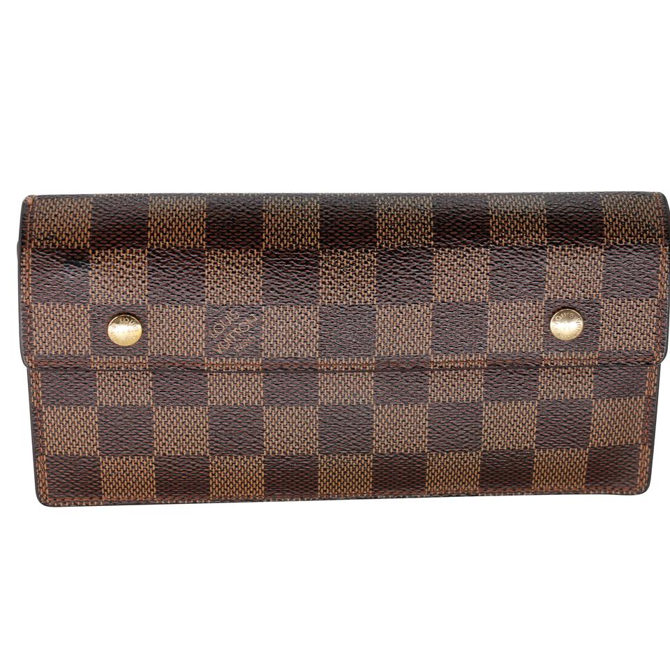 Louis Vuitton Damier GM Accordion Moto Chain Long Travel Wallet LV-W0209N-0009