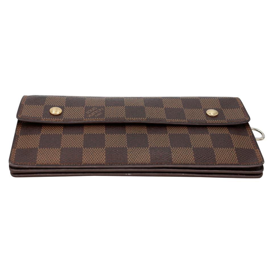 Louis Vuitton Damier GM Accordion Moto Chain Long Travel Wallet LV-W0209N-0009