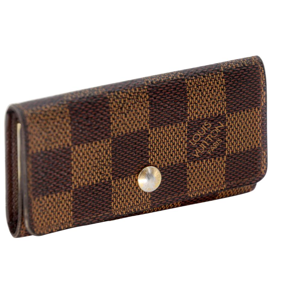 Louis Vuitton Monogram Canvas Damier 4 Key Holder Wallet LV-0813N-0007
