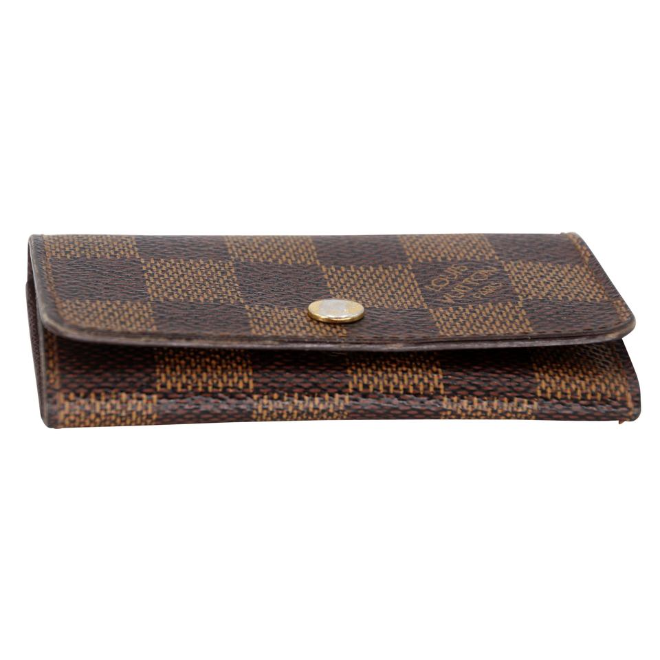 Louis Vuitton Monogram Canvas Damier 4 Key Holder Wallet LV-0813N-0007