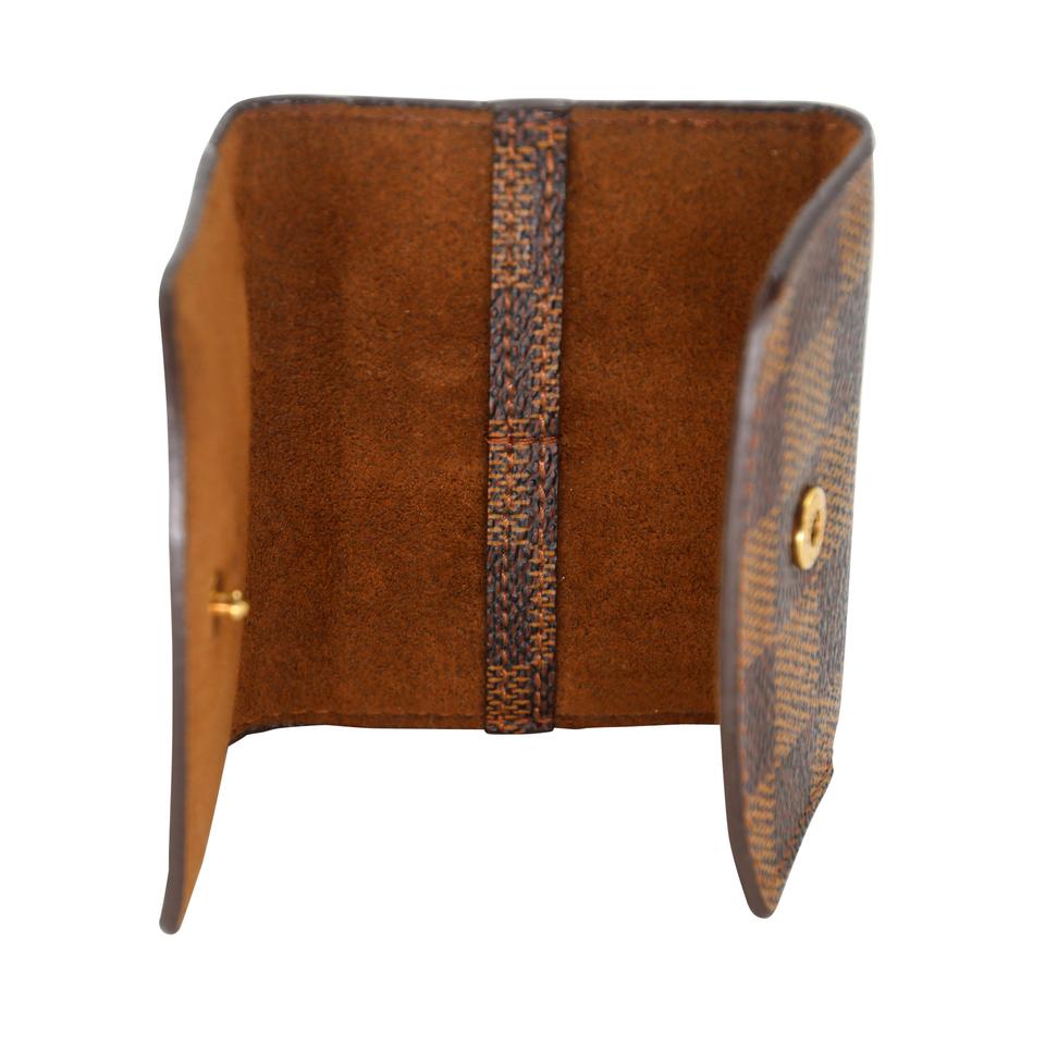 Louis Vuitton Pochette Damier Travel Jewelry Cuff Wallet LV-0813N-0008