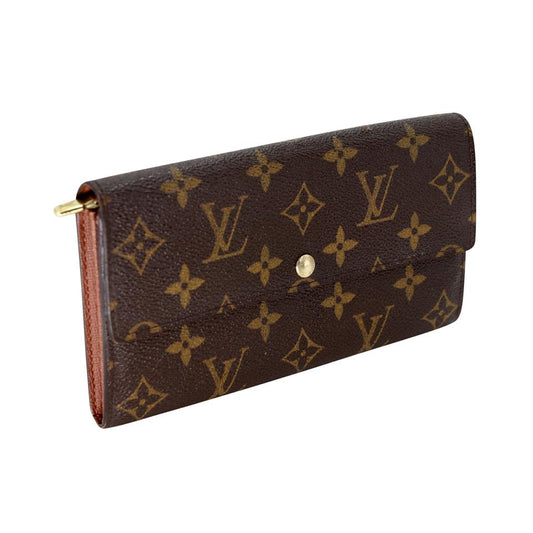 Louis Vuitton Sarah Gm Large Canvas Travel Wallet LV-1202P-0012