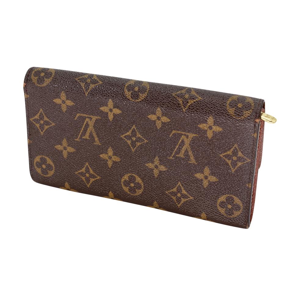 Louis Vuitton Sarah Gm Large Canvas Travel Wallet LV-1202P-0012