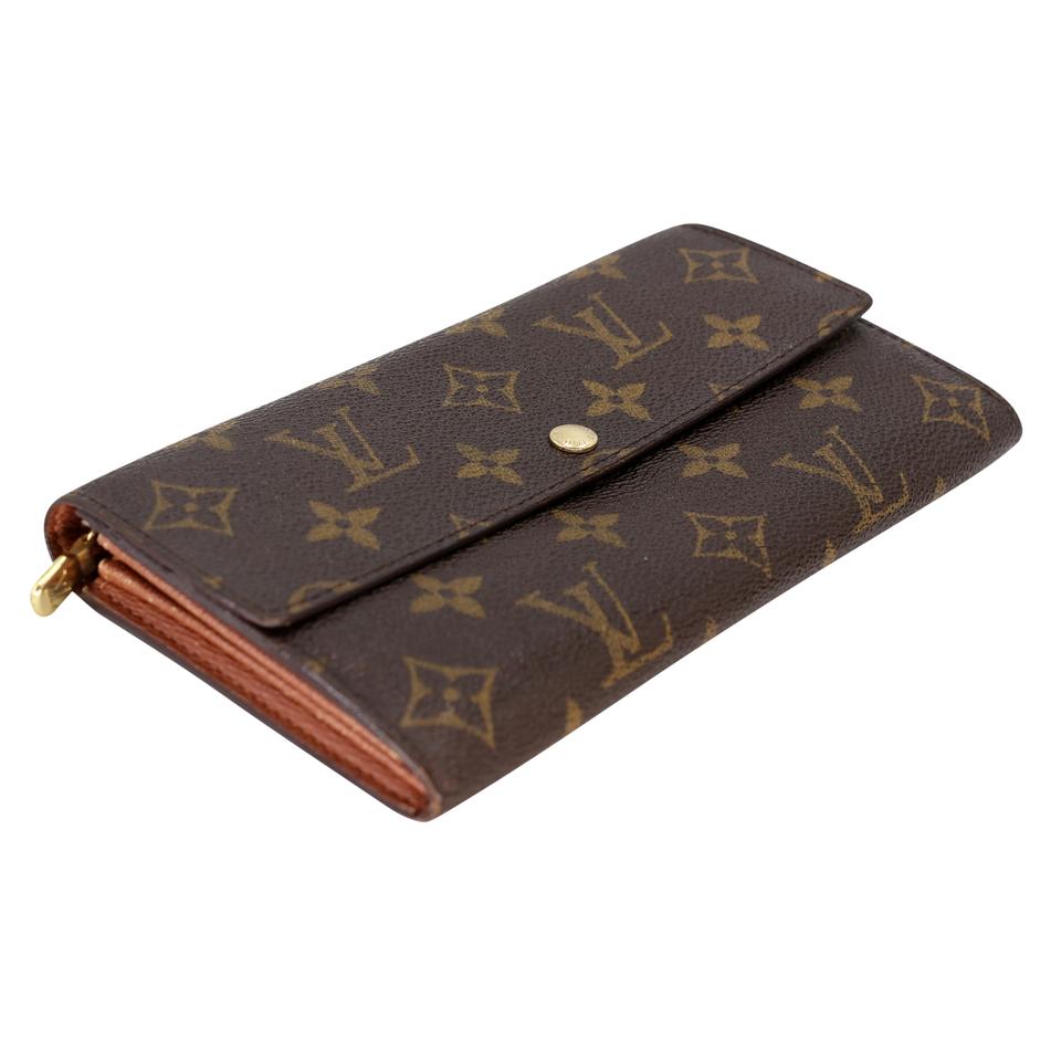Louis Vuitton Sarah Gm Large Canvas Travel Wallet LV-1202P-0012