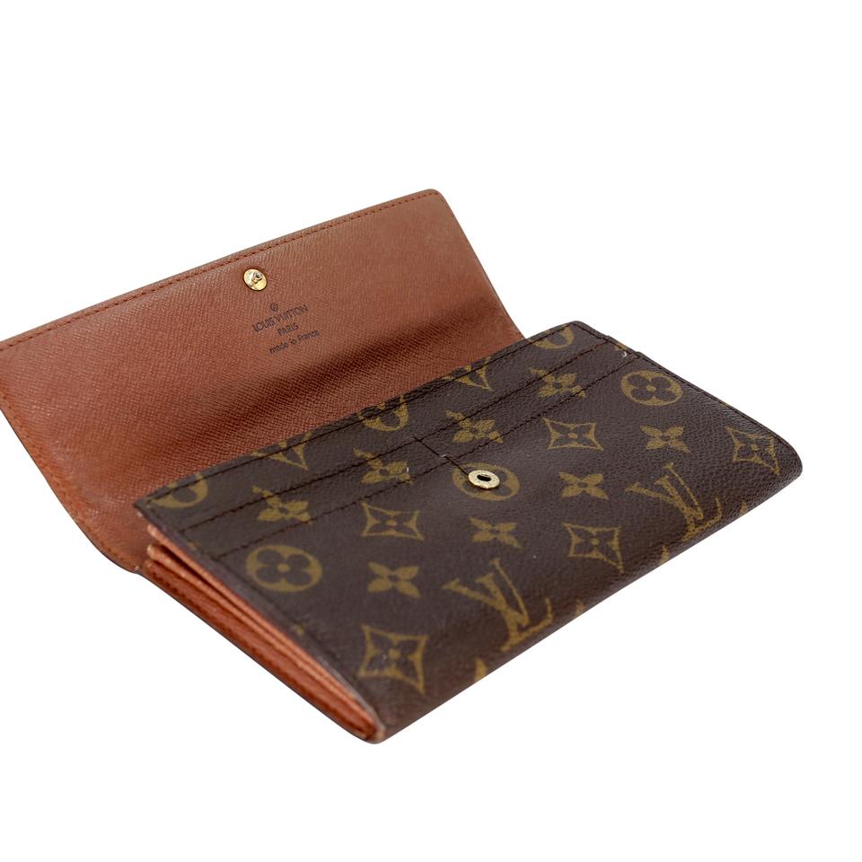 Louis Vuitton Sarah Gm Large Canvas Travel Wallet LV-1202P-0012