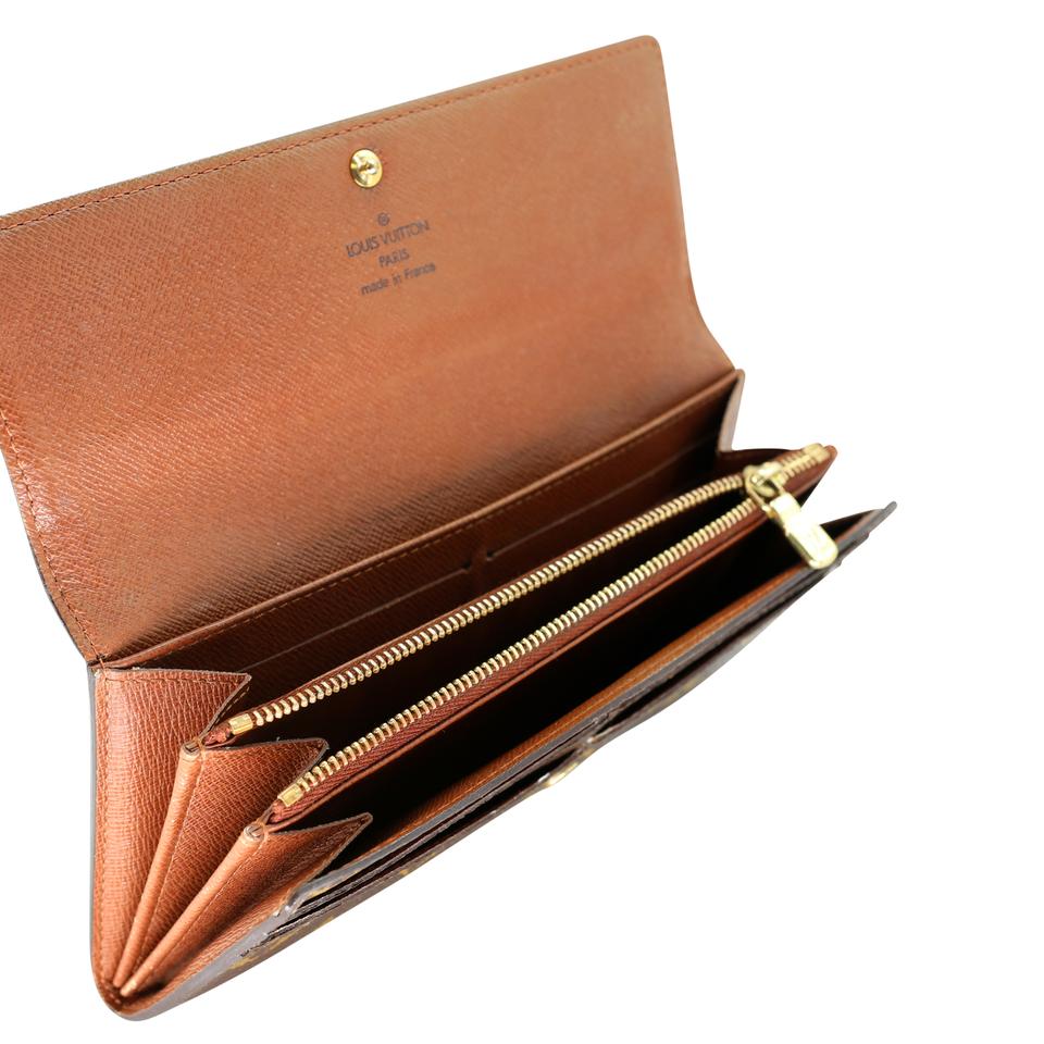Louis Vuitton Sarah Gm Large Canvas Travel Wallet LV-1202P-0012