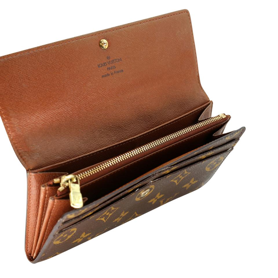 Louis Vuitton Sarah Gm Large Canvas Travel Wallet LV-1202P-0012