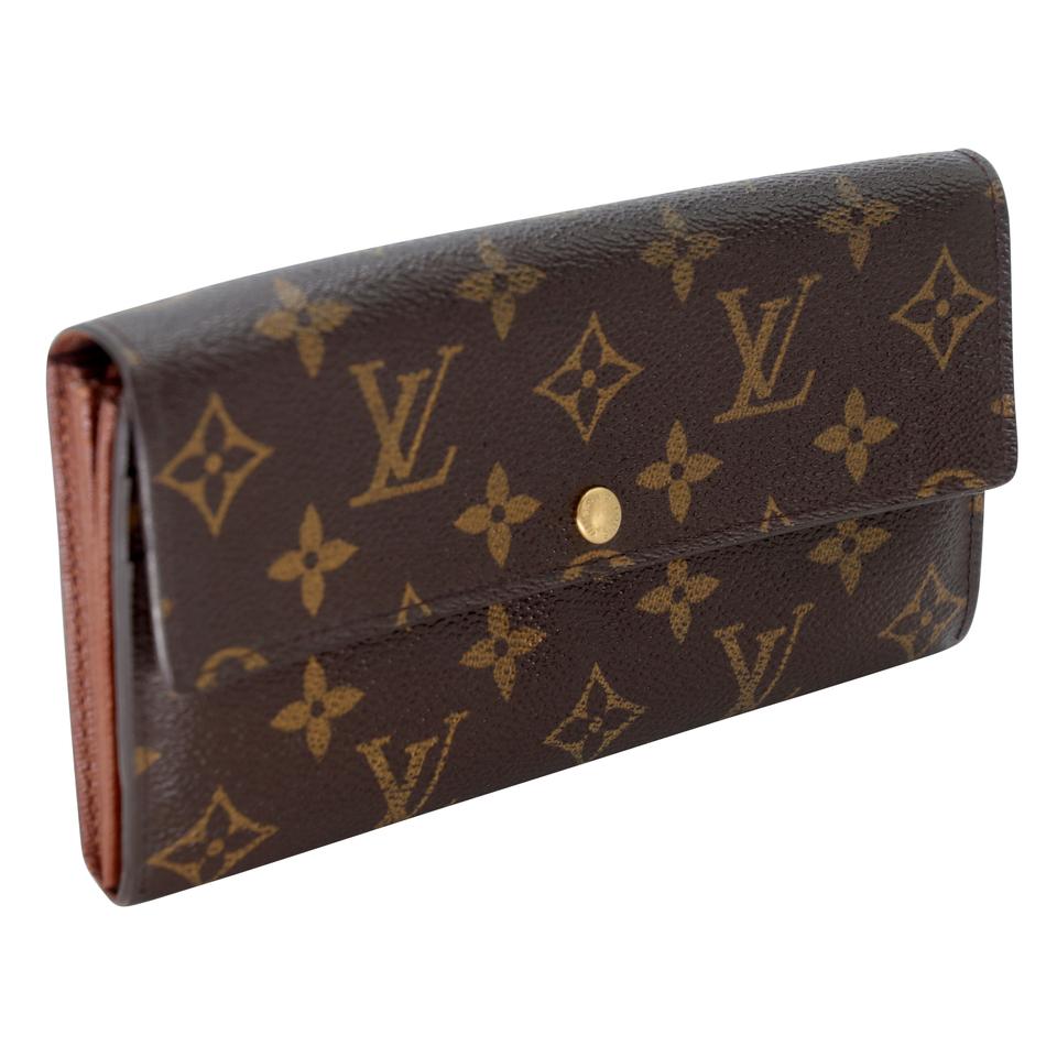 Louis Vuitton Sarah GM Large Canvas Travel Wallet LV-0813N-0005