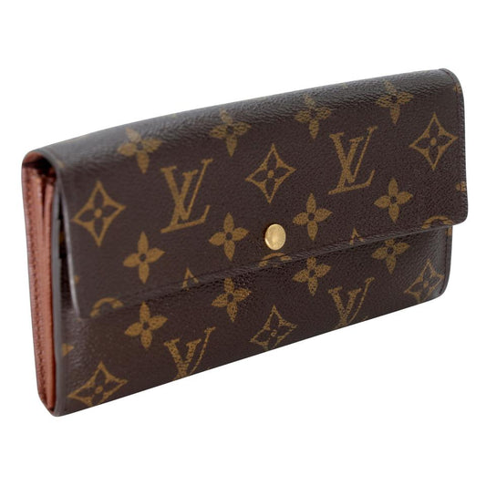 Louis Vuitton Sarah GM Large Canvas Travel Wallet LV-0813N-0005