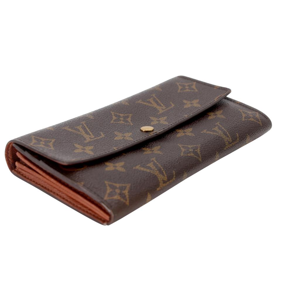 Louis Vuitton Sarah GM Large Canvas Travel Wallet LV-0813N-0005