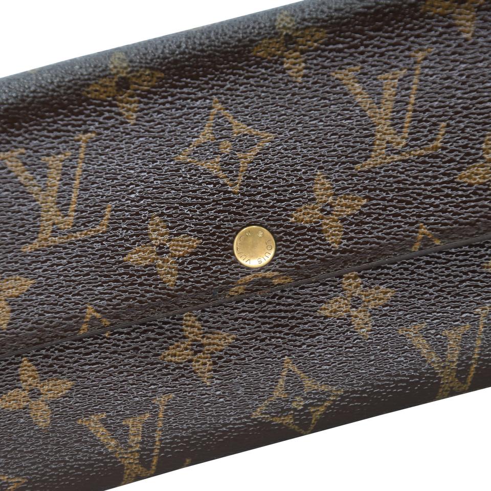 Louis Vuitton Sarah GM Large Canvas Travel Wallet LV-0813N-0005