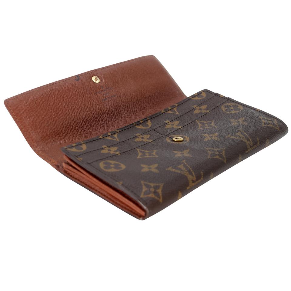 Louis Vuitton Sarah GM Large Canvas Travel Wallet LV-0813N-0005