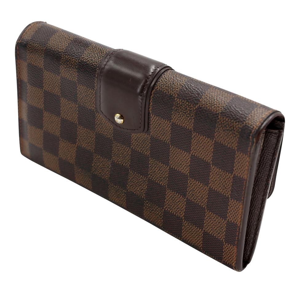 Louis Vuitton Sistina Damier Ebene GM Wallet LV-W1217P-0007