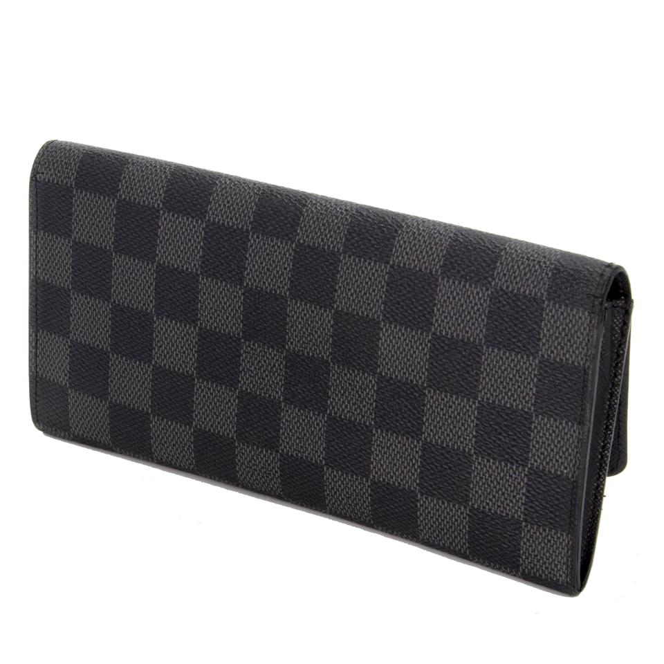 Louis Vuitton Damier Long Gm Graphite Double Snap Portefeuille Wallet LV-W0930P-0383