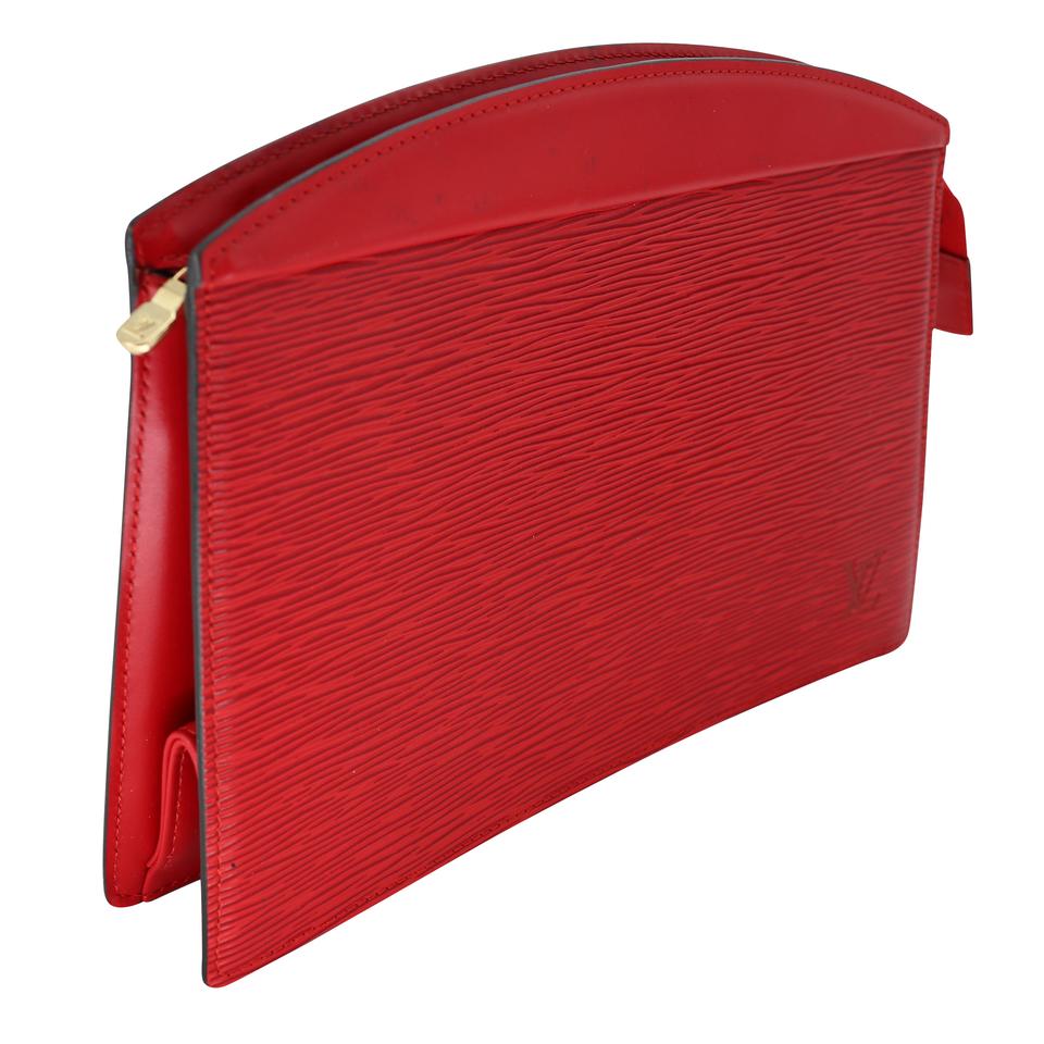 Louis Vuitton Epi Castilia Scarlet Monogram Travel Clutch LV-B0209N-0013