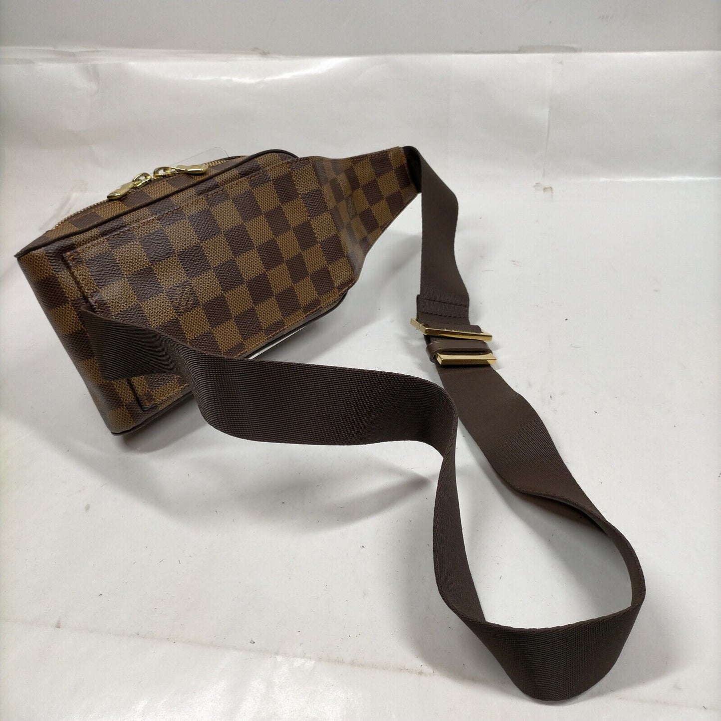 Louis Vuitton Geronimos Ebene Brown Damier Crossbody