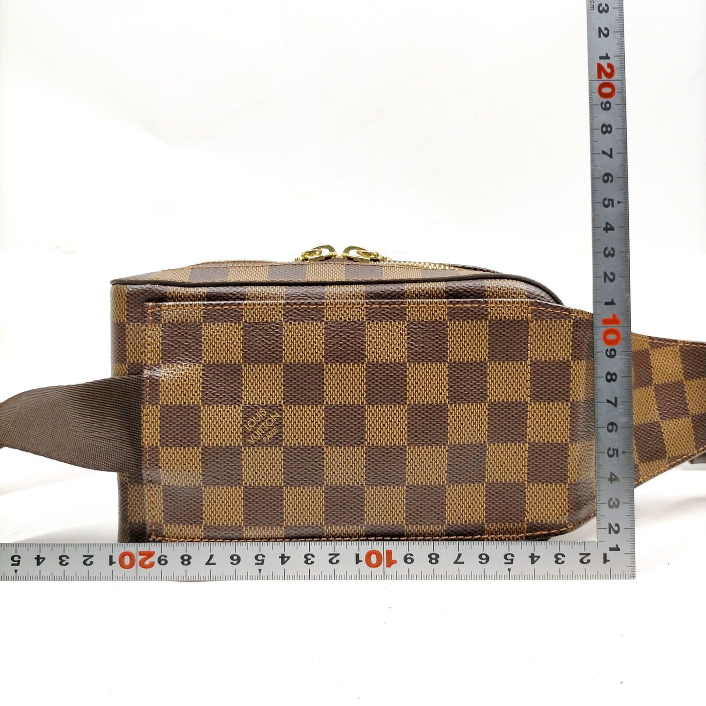 Louis Vuitton Geronimos Ebene Brown Damier Crossbody