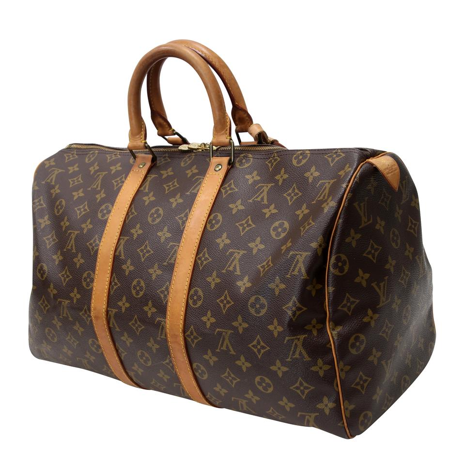 Louis Vuitton Keepall 45 Monogram Canvas Travel Bag LV-0829N-0003