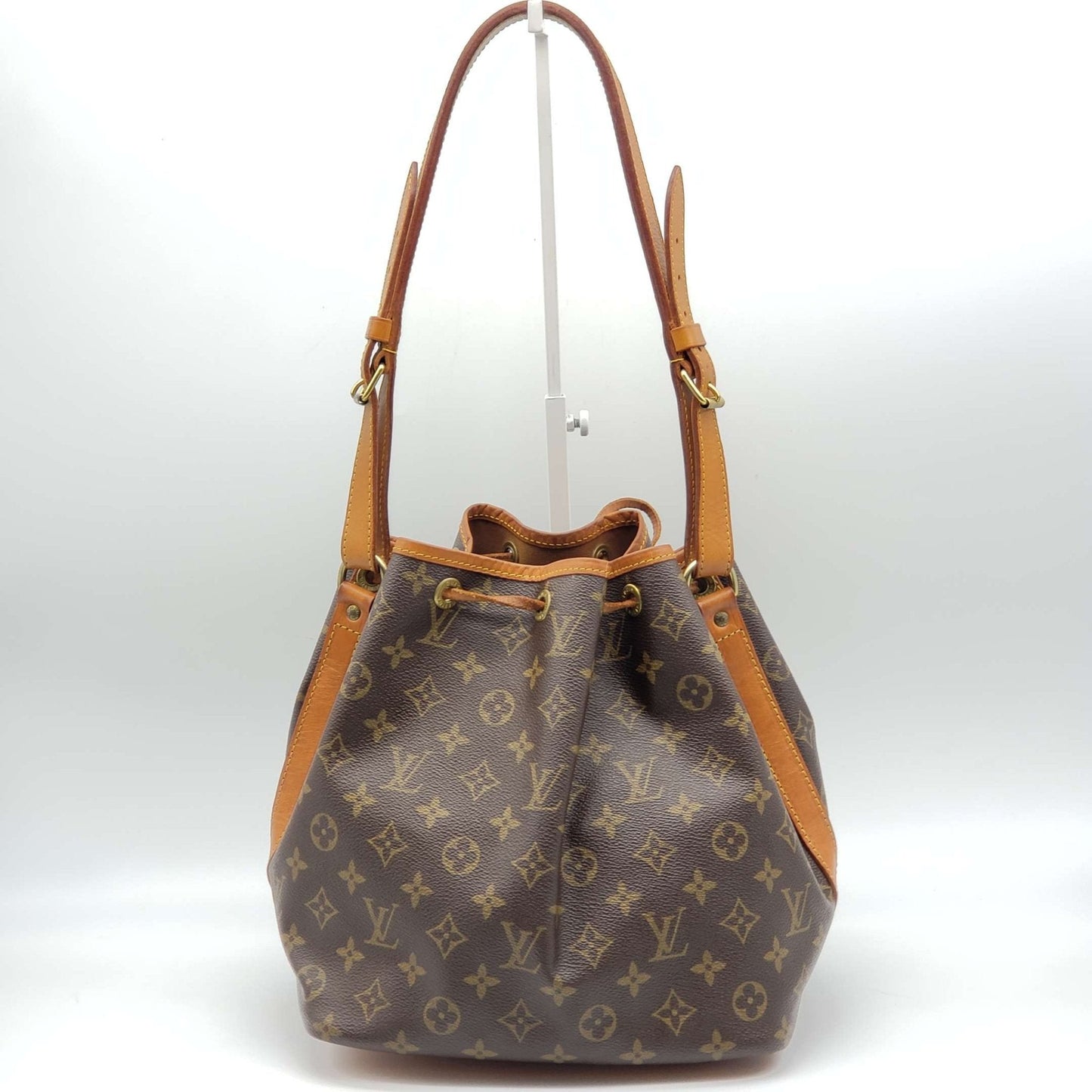LOUIS VUITTON MONOGRAM PETIT NOE DRAWSTRING BAG