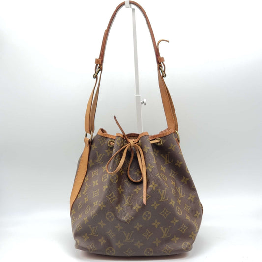 LOUIS VUITTON MONOGRAM PETIT NOE DRAWSTRING BAG