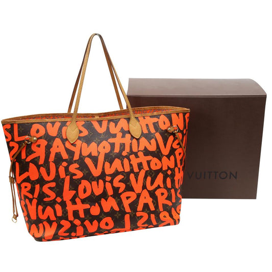 Louis Vuitton Neverfull Graffiti GM Rare Monogram Stephen Sprouse Tote LV-0618N-0005