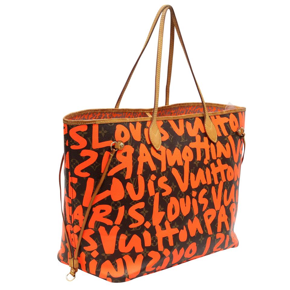 Louis Vuitton Neverfull Graffiti GM Rare Monogram Stephen Sprouse Tote LV-0618N-0005