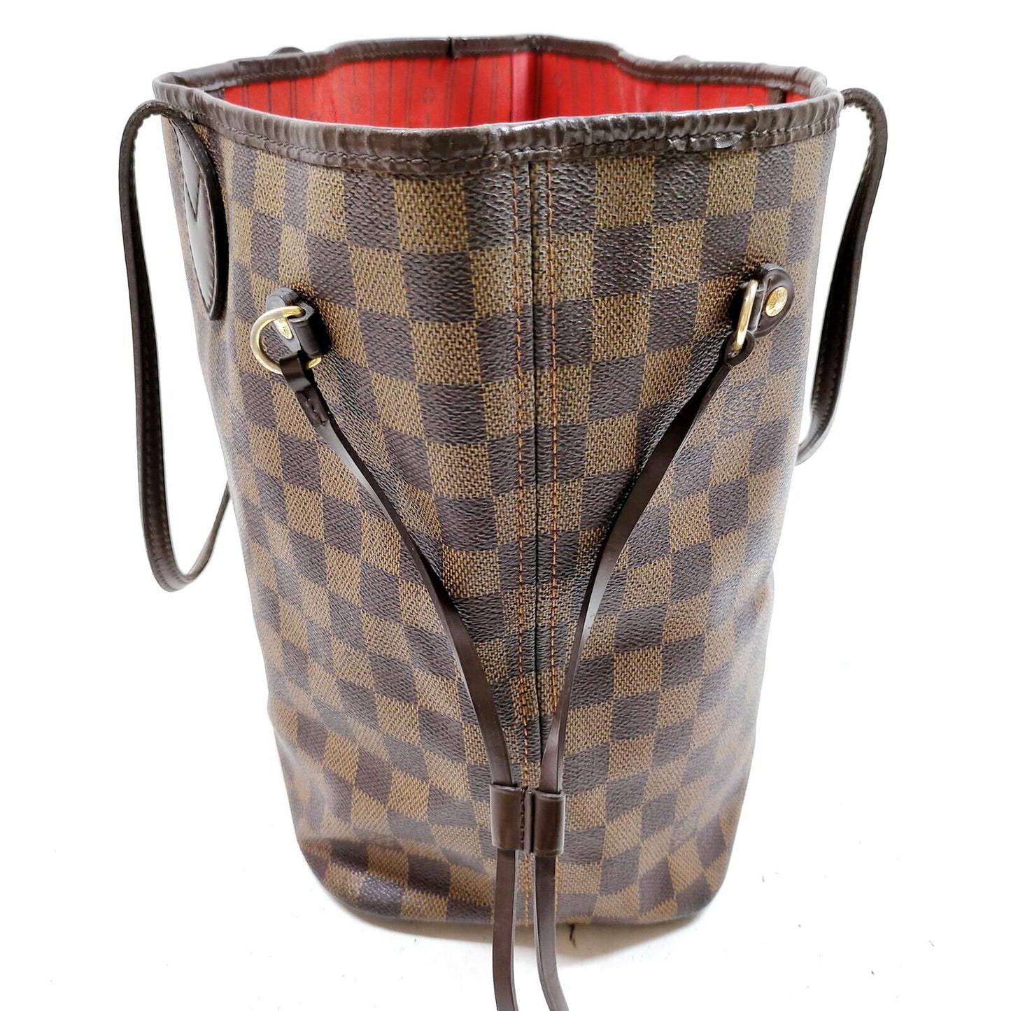 Louis Vuitton Neverfull MM Brown Damier Tote Bag