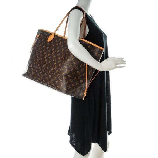 Louis Vuitton Neverfull Neo Gm Pivoine with Pouch Brown Monogram Canvas Tote