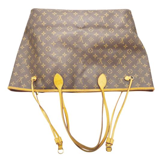 Louis Vuitton Neverfull Neo Gm Pivoine with Pouch Brown Monogram Canvas Tote