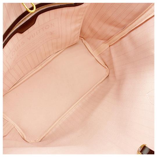 Louis vuitton Neverfull Neo Mm Rose Ballerine Brown Damier Ébène Canvas Tote