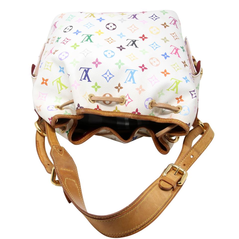 Louis Vuitton Petit Noe Monogram Canvas Takashi Murakami Shoulder Bag LV-B0923P-0006
