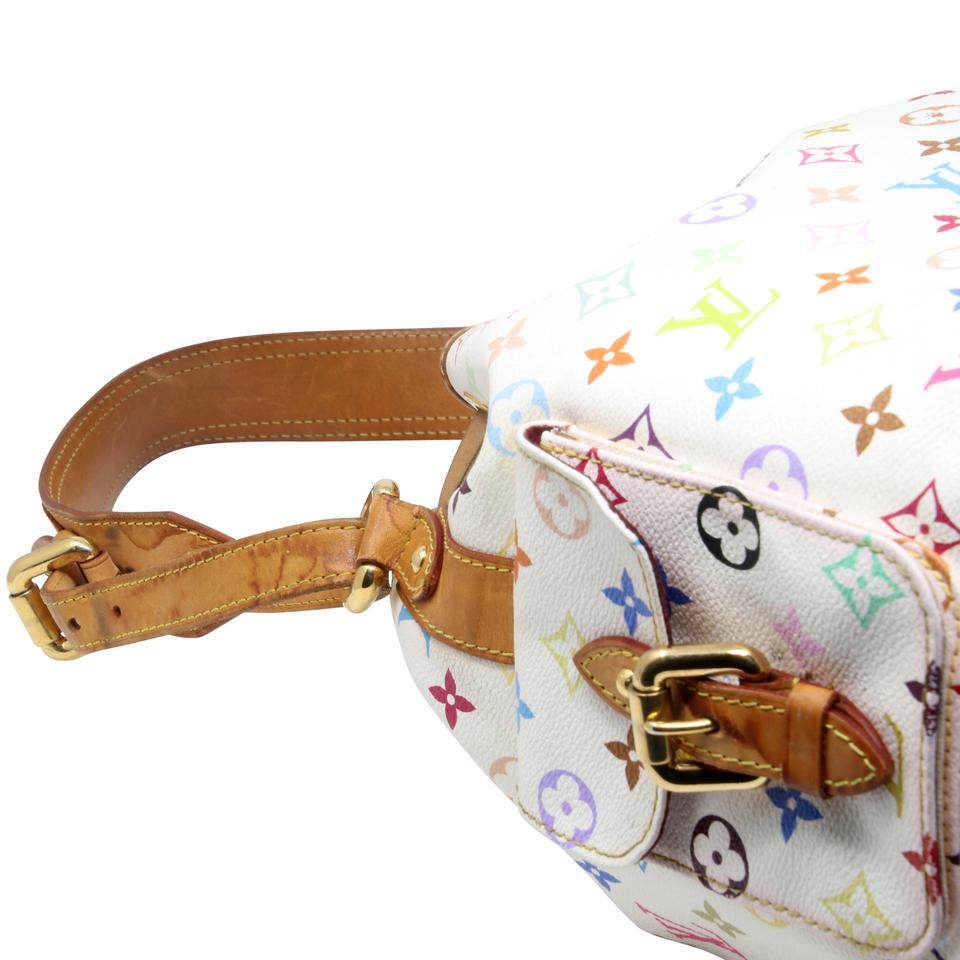 Louis Vuitton Petit Noe Monogram Canvas Takashi Murakami Shoulder Bag LV-B0923P-0006