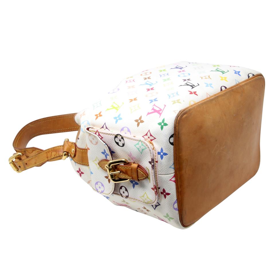 Louis Vuitton Petit Noe Monogram Canvas Takashi Murakami Shoulder Bag LV-B0923P-0006