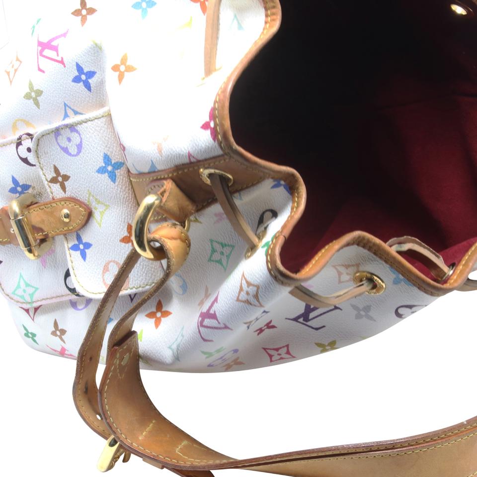 Louis Vuitton Petit Noe Monogram Canvas Takashi Murakami Shoulder Bag LV-B0923P-0006