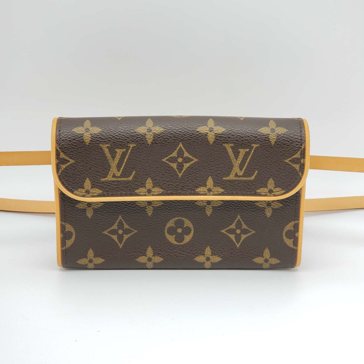 Louis Vuitton Pochette Florentine Browns Monogram Belt Bag