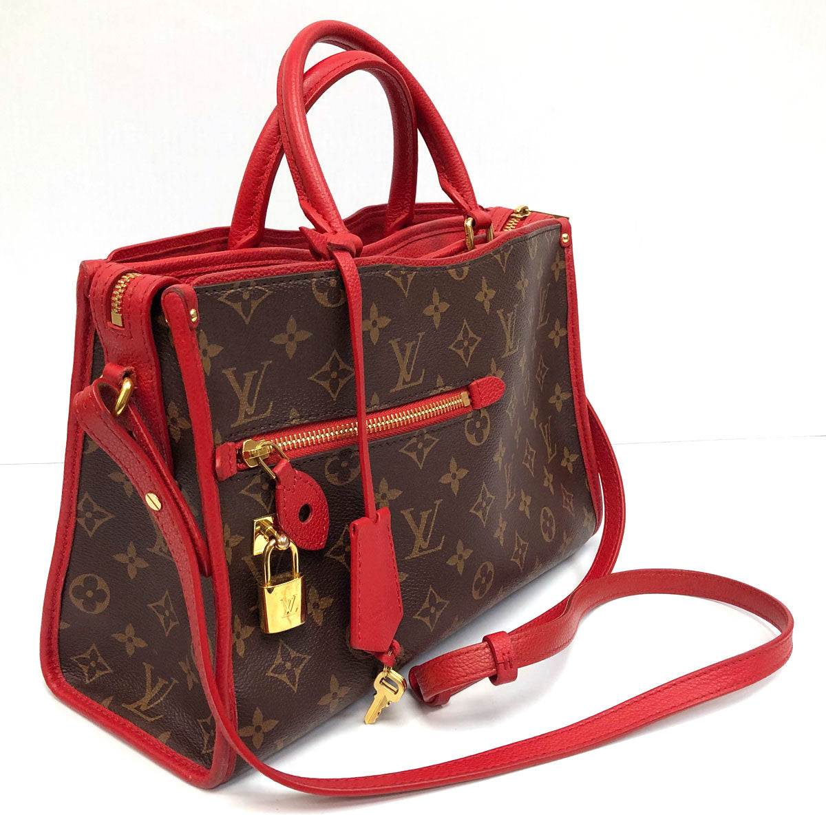 Louis Vuitton Popincourt PM Tote Cherry