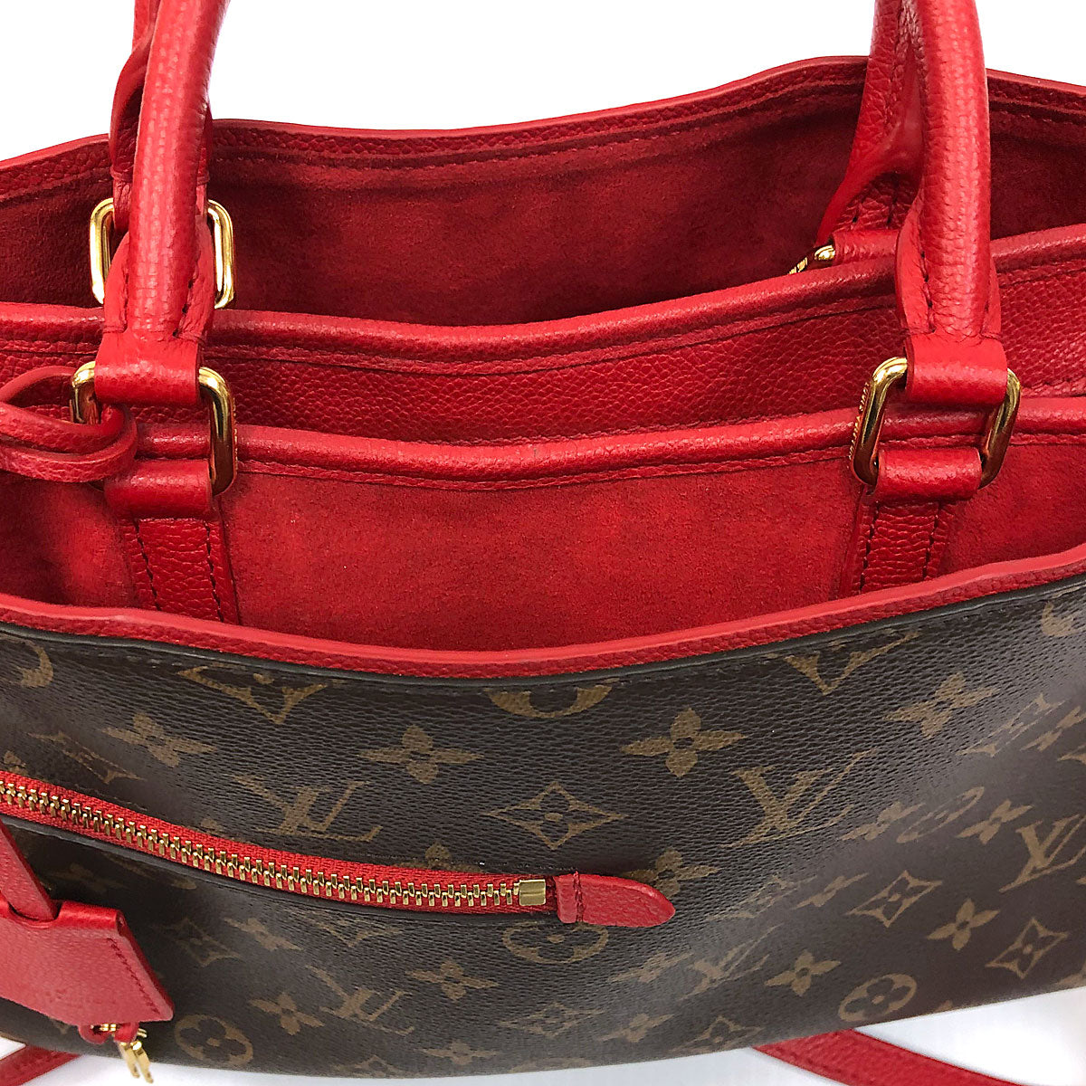 Louis Vuitton Popincourt PM Tote Cherry