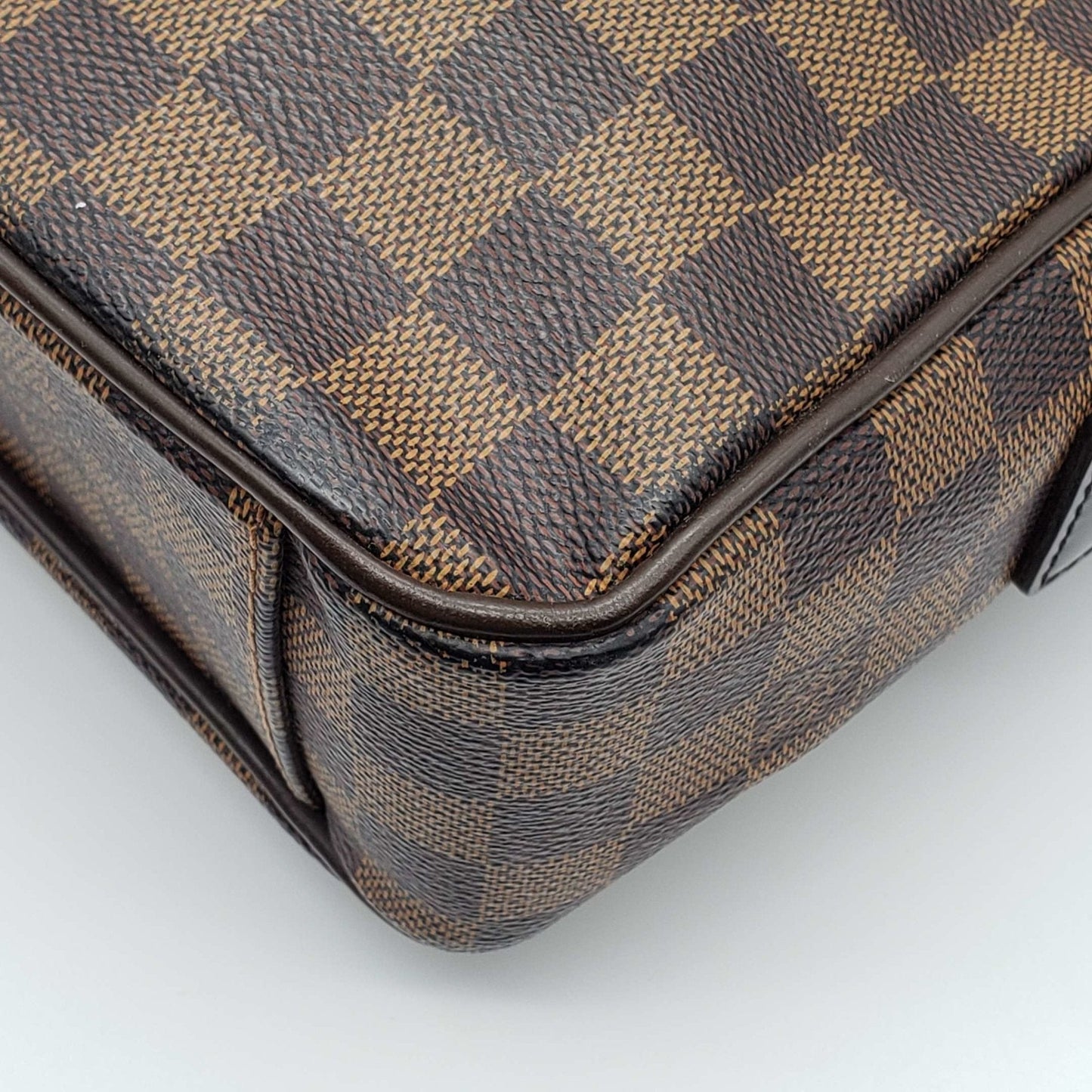 Louis Vuitton Shelton Damier Ebene Crossbody Bag