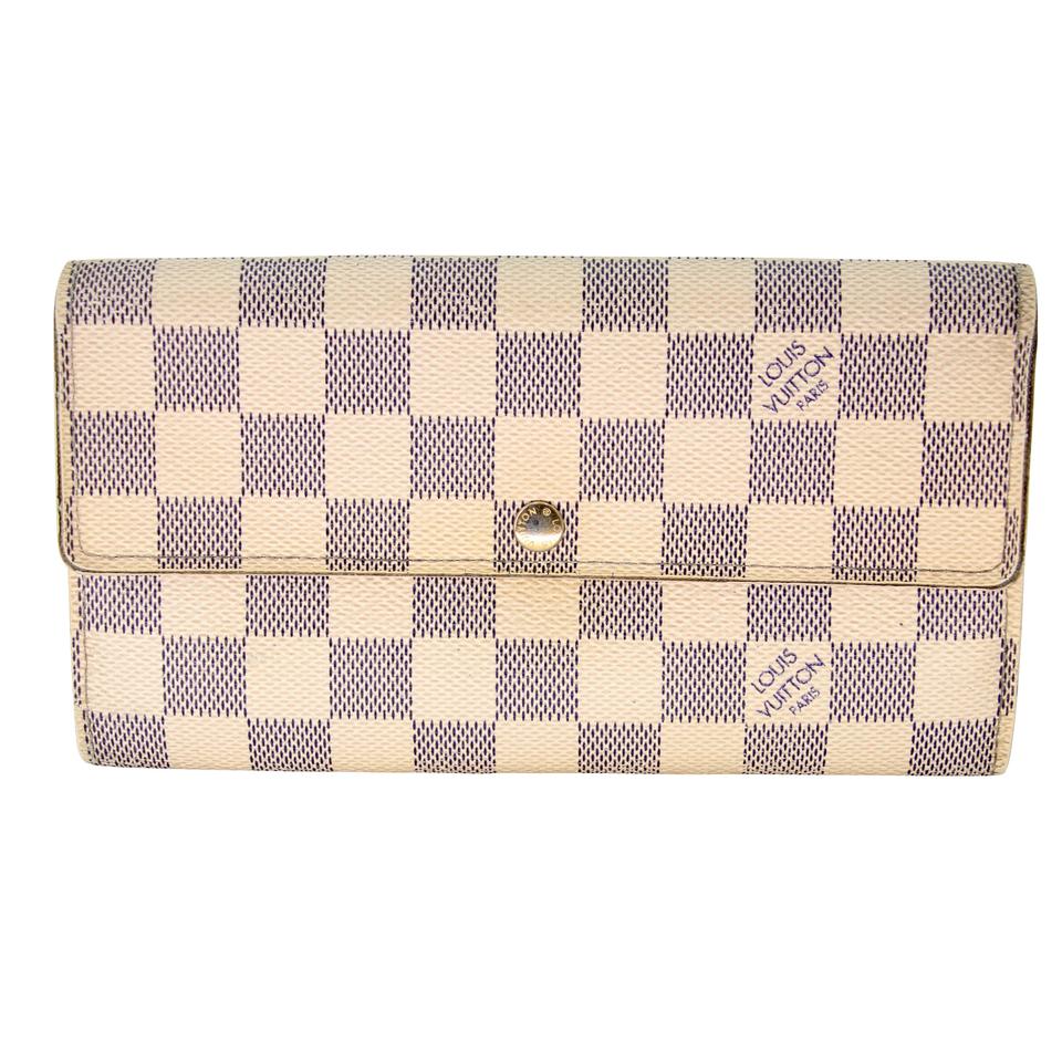Louis Vuitton Azur Canvas Sarah Damier Wallet LV-0310N-0066
