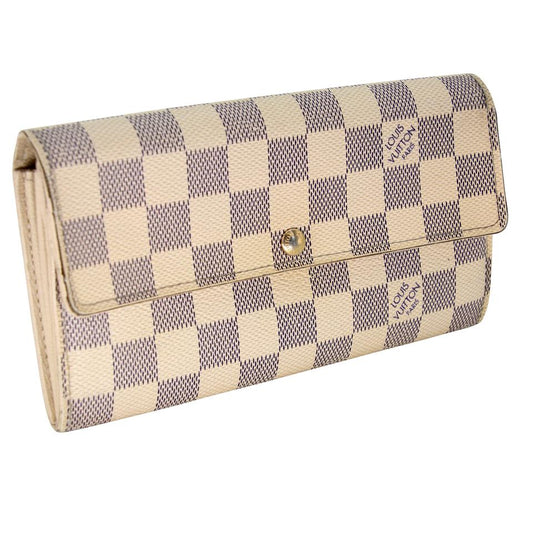 Louis Vuitton Azur Canvas Sarah Damier Wallet LV-0310N-0066