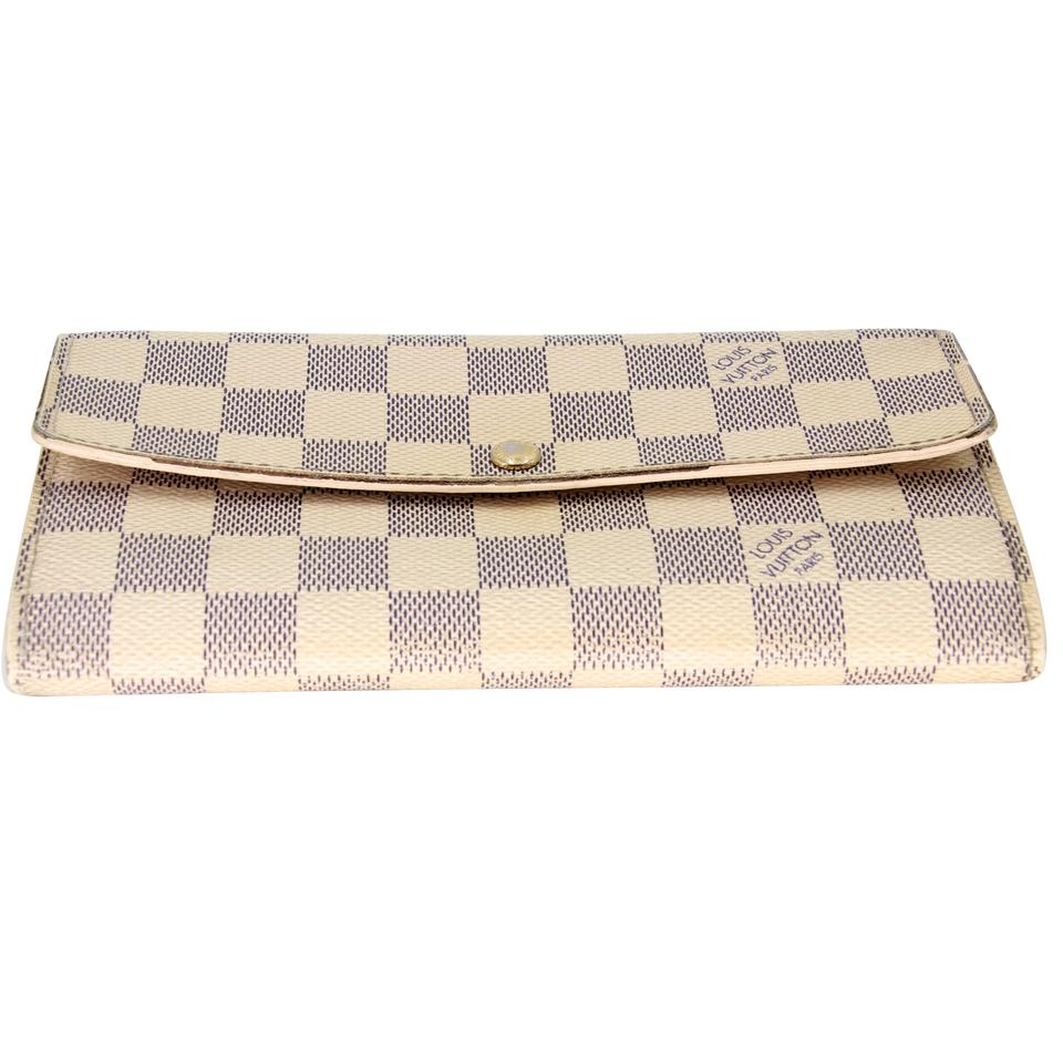 Louis Vuitton Azur Canvas Sarah Damier Wallet LV-0310N-0066