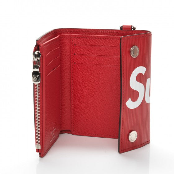 Louis Vuitton | Supreme Chain Wallet Epi Red | M67755
