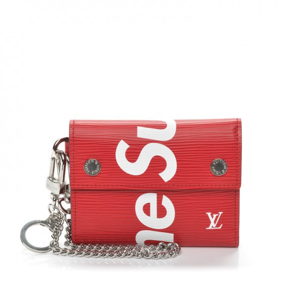 Louis Vuitton | Supreme Chain Wallet Epi Red | M67755