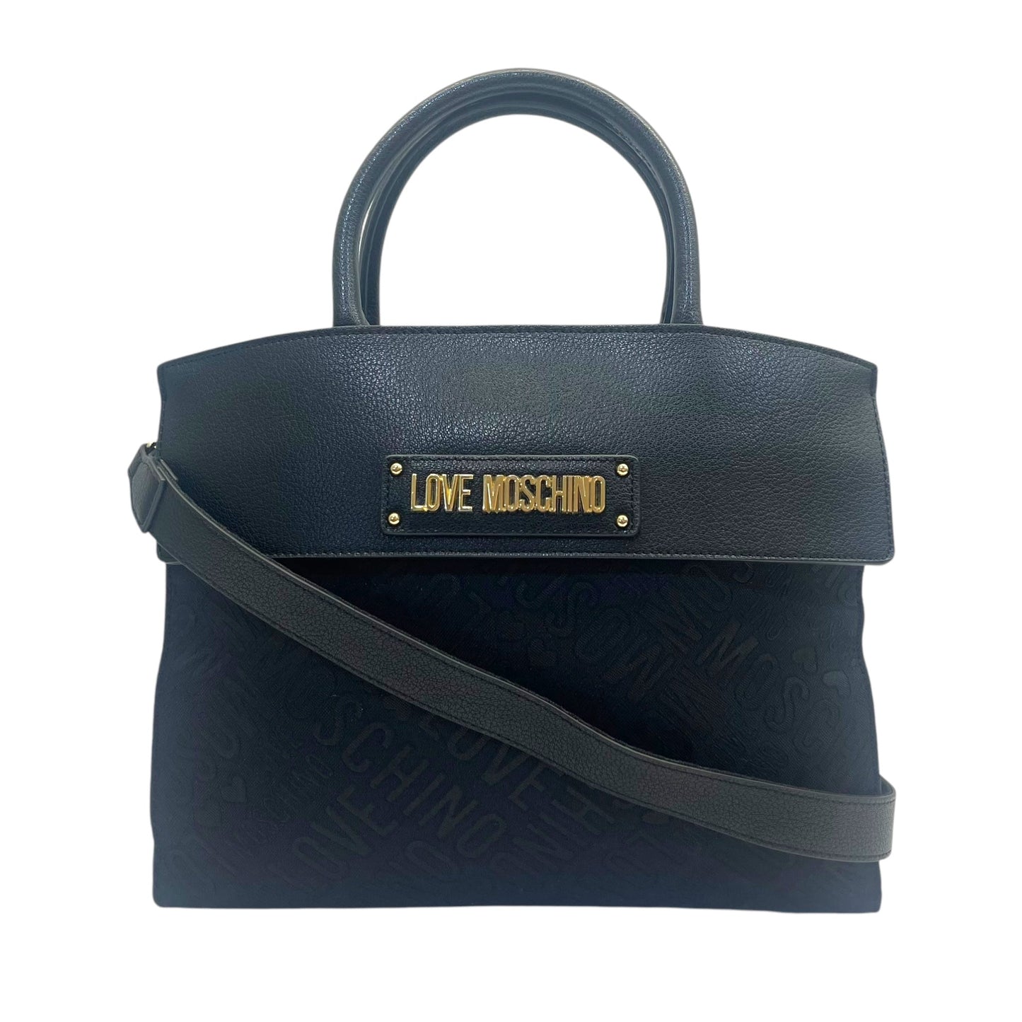 Moschino Small Top Handle Tote Bag