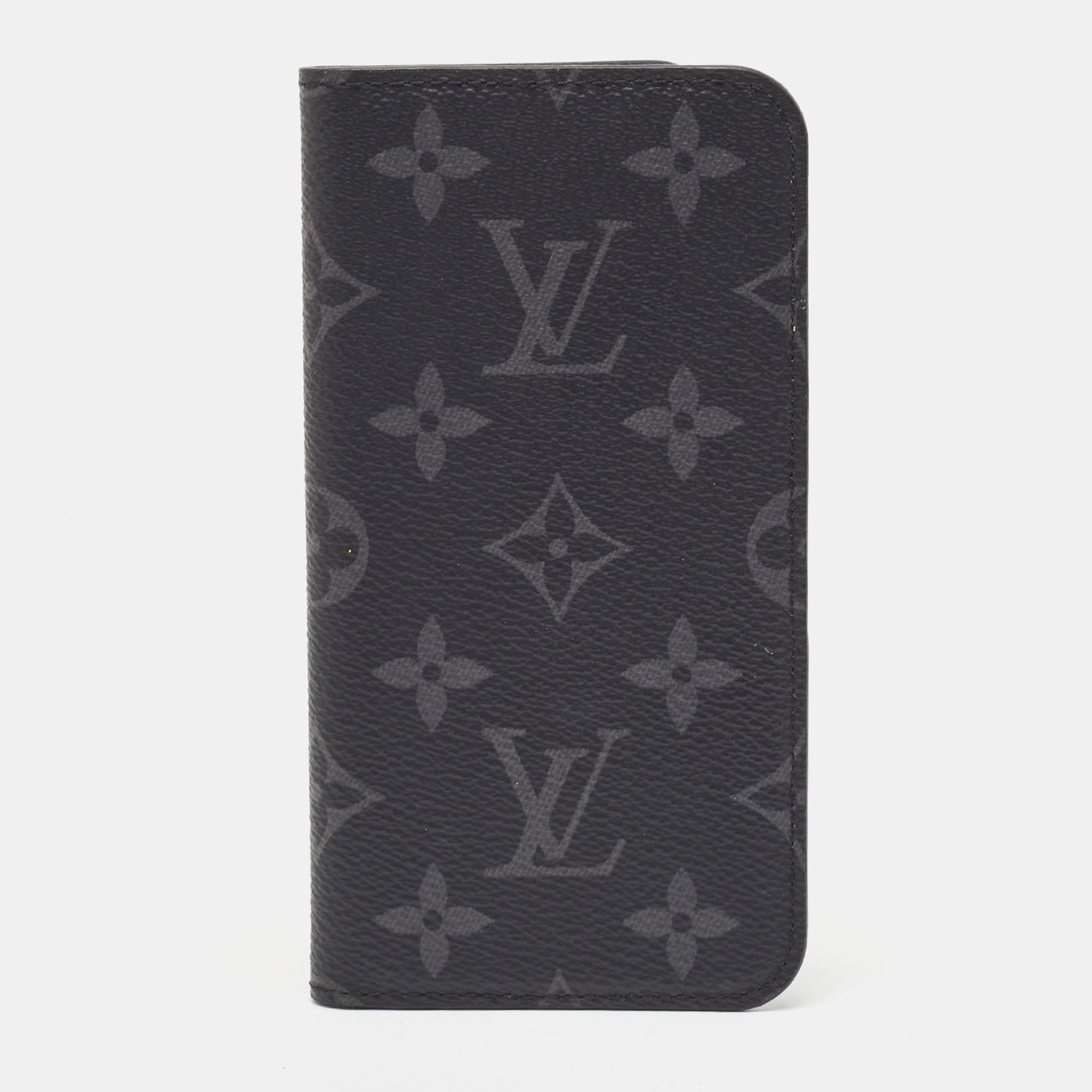 LOUIS VUITTON Monogram Eclipse Canvas iPhone X Folio Case